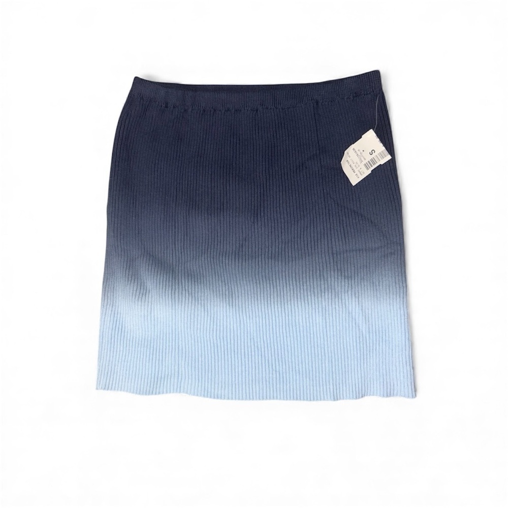 Ombré Knit Mini Skirt